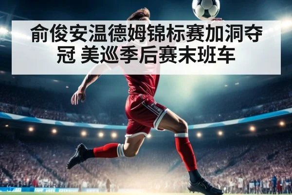 俞俊安温德姆锦标赛加洞夺冠 美巡季后赛末班车
